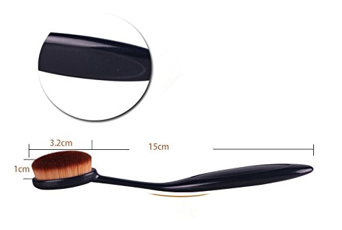 Ucanbe Makeup Brushes-make up Brushes-face Kabuki Brush-foundation Contour Powder Blush Brush Blending Cream Concealer Brush-beauty Cosmetics-makeup Kit-cosmetic Tools (Toothbrush Shape Brush)