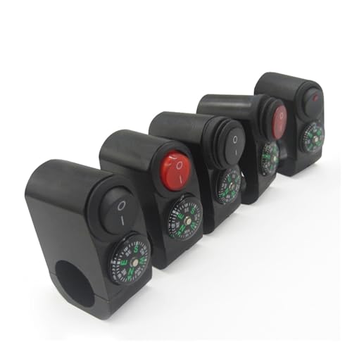 Interruptor de Manillar ATV y Moto de 22mm para Control de Luces de Emergencia 2