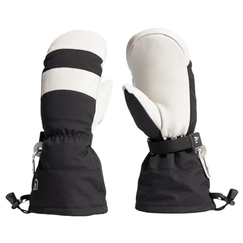 Image of CHOPPER MILL Kids Mountain Mittens for Skiing, Snowboarding, Sledding, Insulated with Extra Long Cuff to Keep Hands Warm in Winter
