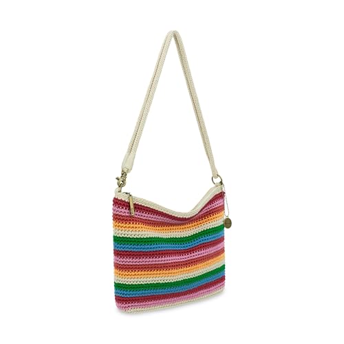 Image of The Sak Lumi Convertible Crossbody Purse - Women's Handbag for Everyday & Travel, 3-in-1 Small Crossbody in Crochet & Leather
