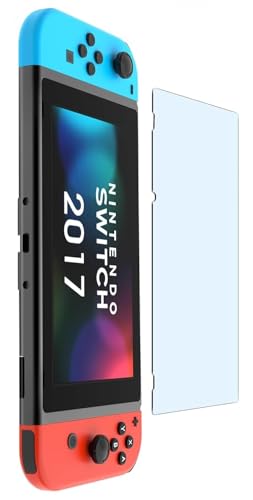 対応 Nintendo Switch ガラスフィルム【1枚組】Jütze(煜茨) NintendoSwitch フィルム | 指紋防止 保護フィルム 強化ガラス |硬度9H 耐衝撃 飛散防止 自動吸着 気泡ゼロ ラウンドエッジ加工