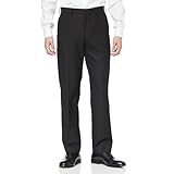 [Amazon Essentials] スラックス 防シワ加工 クラシックフィット ストレッチ メンズ ブラック W36 / L31