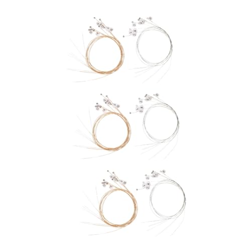 HEMOTON 3sets Lyre Harp Replacement Strings Music String Instrument Accessories 16pcs*3