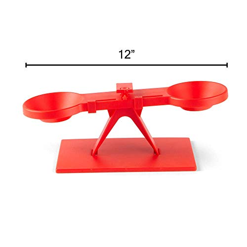 image for hand2mind Student Balance, Plastic Fulcrum Scale to Teach Mass & Measu
