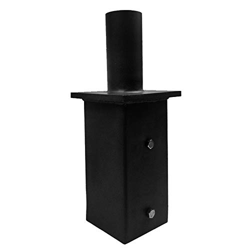 1000LED Tenon Adapter for 5 inch Square Poles, 2.38 inch Slip Fitter Mounted Bracket, Light Pole Adapter, for Flood Lights, Shoebox Lights with Slip Fit Mounting