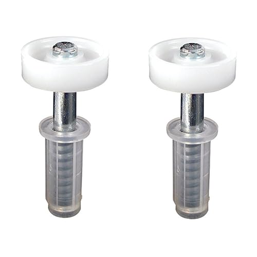 Kit de 2 pivotes superiores con rueda para puertas de clóset bipliegue de 7/8 pulgadas newlifeappTM – Hardware premium de reemplazo 9-1135S, compatible con Acme, Stanley, Kenna, Johnson, Primeline y más miniatura 1