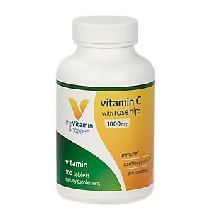 The Vitamin Shoppe Vitamin C 1,000MG - Immune Support, Antioxidant Protection & Collagen Formation, Daily Vitamin (100 Tablets) 100 Count (Pack of 1)