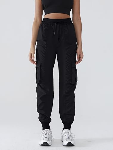Lightweight Workout Joggers for Women 30" High Waisted Outdoor Running Casual Track Pants with Pockets3