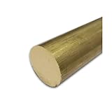 1.687 (1-11/16 inch) x 12 inches C360 Cutting Brass Round Rod Durable Brass Material Industrial Projects Custom Fabrication Precision Machining Mechanical DIY Metalwork