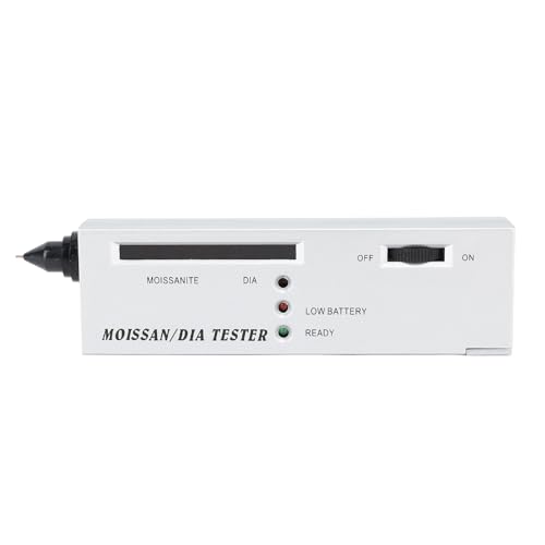 Rengue Bolígrafo Probador de Diamantes, Bolígrafo Detector de Diamantes Moissanite, Probador de Moissanite, Herramienta de Prueba de Joyería con Diseño Portátil para