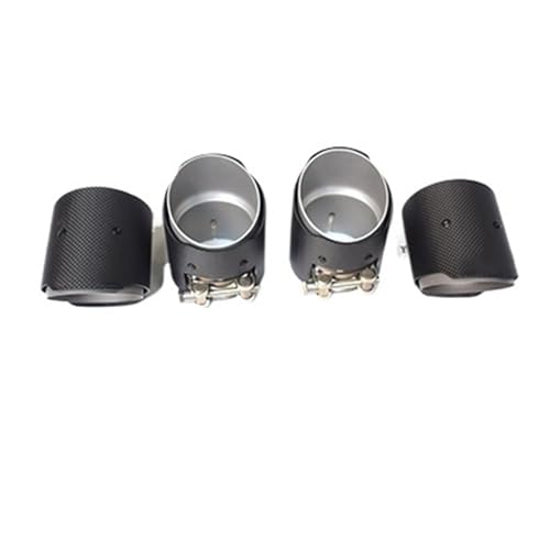 Embouts d'échappement noir mat AK style carbone pour BMW M2 F87 M3 F80 M4 F82 F83
