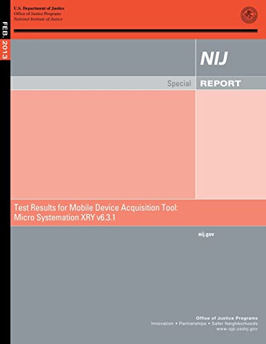 Test Results for Mobile Device Acquisition Tool: Micro Systemation XRY v6.3.1