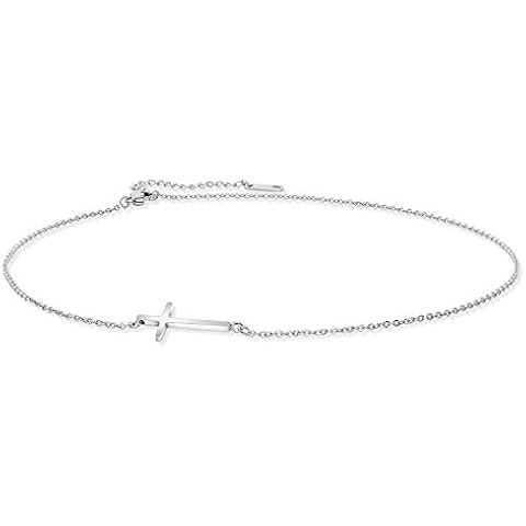MOMOL Stainless Steel Cross Choker Necklace Cover