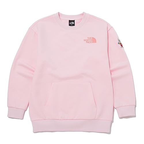(UEm[XtFCX) THE NORTH FACE KIDS ANI-LAND SWEATSHIRTS LbY g[i[ (160, SOFT PINK(NM5MP52T)) [sAi]