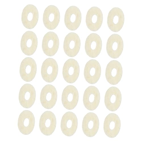 Toddmomy Piano Felt Washers 90pcs Keyboard Leveling Key Washers Piano Regulating Tool Felt Material
