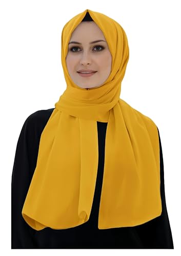 Lina & Lily Opaque Medina Silk Hijab Women's Head Scarf Shawl Wrap