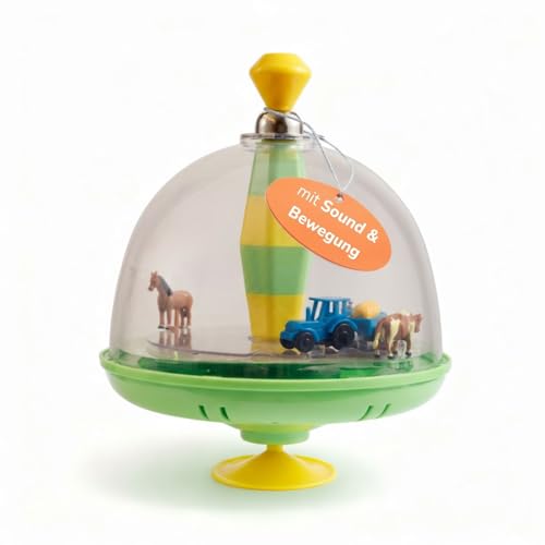 alldoro 68020 Brummkreisel mit Bauernhof-Motiv, inkl. Tiergeräuschen &...