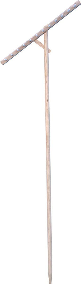 Rateau bois / Rateau équerre 17 dents bois