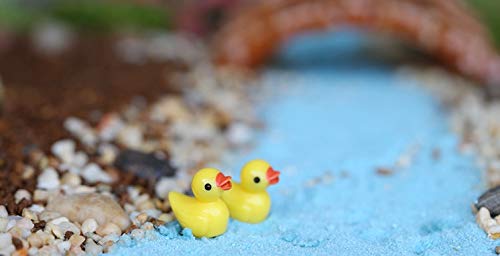 EMiEN 25PCS Little Yellow Mini Duck,Duckling Miniature Ornament Decoration Garden,Nice Decoration Accessories.