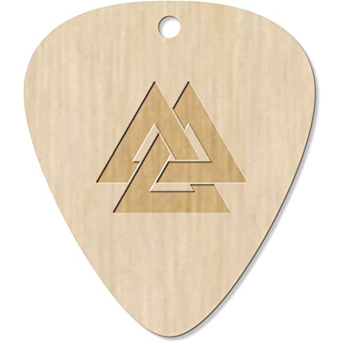Azeeda 7 x ‘Valknut’ médiator/pic de Guitare (GP00025938) - Les Beatles, Paul McCartney, John Lennon, RIngo Starr, George Harrison Azeeda 7 x 'Valknut' médiator/pic de Guitare (GP00025938)
