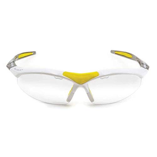  Karakal Unisexe Pro 3000 Eyeguard, Blanc/jaune