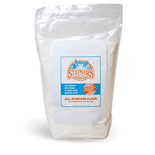 Steiner's Gluten Free All-Purpose Rice Flour | 10oz / 2 Cups | 1 to 1 Exchange Cup for Cup | Customer and Chef Tested | Real Ingredients | 100% Nut Free | No Preservatives, additives, or shelf-life extenders | (10 oz)