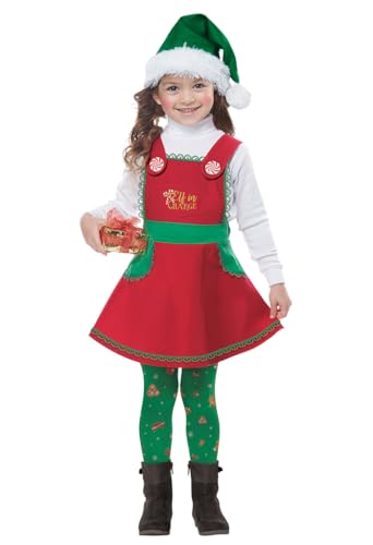 California Costumes Girls Elf In Charge Toddler Costume (4-6)