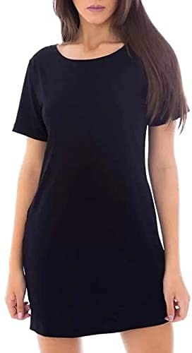 Kit com 03 Vestidos Camisetão Feminino Mulheres Alta Qualidade Super Estiloso – Preto – Vinho – Cinz