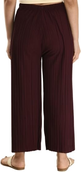Image of Women's Lycra Palazzo - Stretchable & Comfortable | Premium Fabric | Stylish Free Size Bottom Wear for Casual, Office & Party Outfits