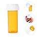 OUNONA 12pcs Portable Medicine Bottle Pills Bottle TSA Compliant Travel Pill Box Case