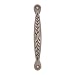Amerock | Cabinet Pull | Weathered Nickel | 3 inch (76 mm) Center to Center | Nature's Splendor | 1 Pack | Drawer Pull | Drawer Handle | Cabinet Hardware