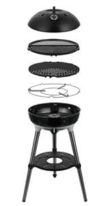 CADAC - Carri Chef 40 BBQ - 50mbar - Stahl - Kunststoff - Gas Barbecue - Verwendung im Freien