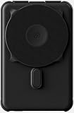 Ridge Magnetic Power Bank Fast Charging - Compatible with MagSafe - Portable Charger Power Bank - with Built in Cable and Wireless Charging, 5-in-1 Charging & Magnetic Attachment (Matte Black)