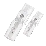 Mipcase 2 Stück Mehrzweck Sprühflaschen 14ml 35ml aus Transparentem Pet Wiederbefüllbar Kompakt für Reise und Mundpuder Robust und Formbeständig