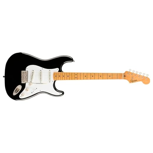 Squier by Fender Classic Vibe '50s Stratocaster, Black