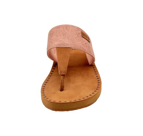 Image of Flojos Grace Women's Hooded Thong Sandal, Tan Artisan