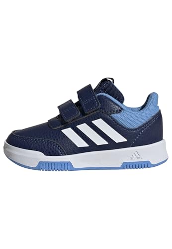 adidas Unisex Kinder Tensaur Hook and Loop Shoes, Dark Blue/Cloud...