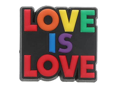 Image of Crocs Jibbitz Rainbow Shoe Charms | Jibbitz for Crocs, Love is Love, Small