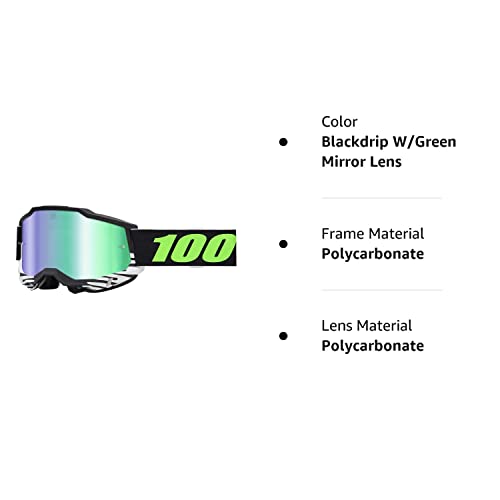 100% Accuri 2 Utv Kb43 Special Blackdrip Goggles #TOP5