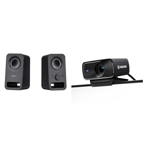 Logitech Z150 Enceinte PC et Elgato Facecam MK.2 pour corriger image sombre et son faible