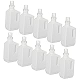  WAKMILER 5 pièces Bouteille de lessive Porte-Lotion Rechargeable pichets en Plastique récipient Vide récipient d\'assouplissant de Tissu récipient de Poudre récipients en Plastique vêtements Blancs ou