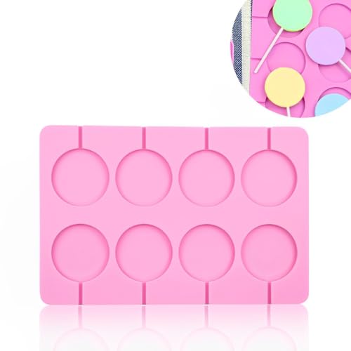 RAMGLYO Silikon Lollipop Formen, Schokoladenlutscher Formen, Lollipopstiften, Geeignet für die Herstellung von Lutschern, Pralinen
