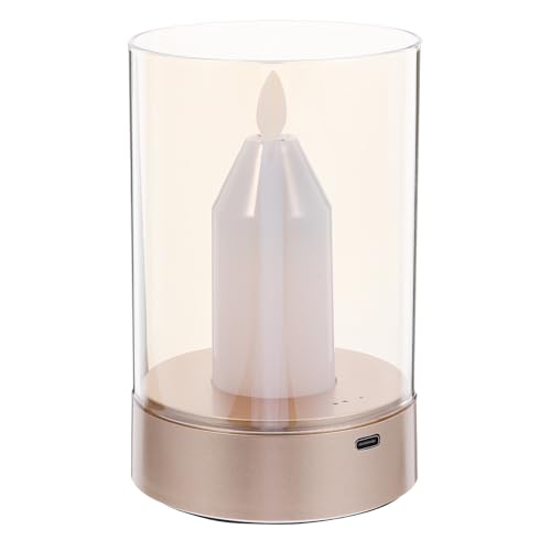 Lampe de table LED sans flamme veilleuse décorative effet bougie