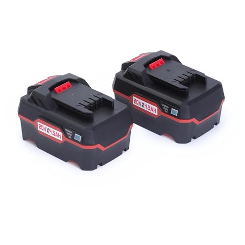 WVGFAUXA Batería De Litio Akku De 2 Paquetes, 20 V, 4,5 Ah, Compatible con Herramientas Eléctricas Inalámbricas Parkside X 20 V Team For Pap 20 B3, Pap 20 A3 Y PAPS 208 A1.