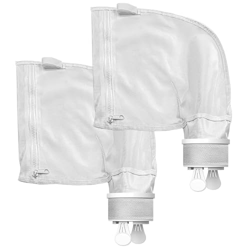 PHONILLICO Lot 2 Sacs pour Polaris 280/480 - Filtre Robot Nettoyeur Piscine Filet Rechange K13/K16 Sac à Limon avec Fermeture Zip