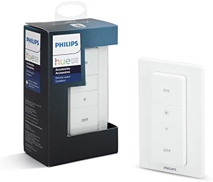 Philips Hue Smart Dimmer Switch with Remote (Installation-Free Exclusive for Philips Hue Lights) (Old Version)