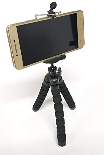 Mini Tripé Flexível Para Celulares e Ajustável com suporte
