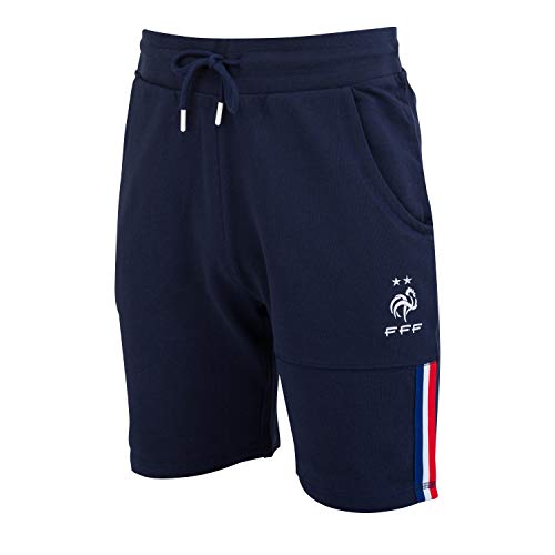 Equipe de France de Football Short Molleton FFF - Collection Officielle Taille Enfant garçon 14 Ans
