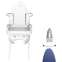 Alpinista Ironing Board Hanger Wall Mount Ironing Board Holder Wall Mount for Laundry Rooms Storage Organizer, White