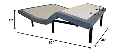 Idealbed Custom Comfort Adjustable Bed Base, Wireless, Massage, Usb Charge Ports, Nightlight, Zero Gravity, Memory Pre-Sets, Twinxl #TOP4